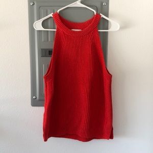 Madewell High Neck Sweater Tank